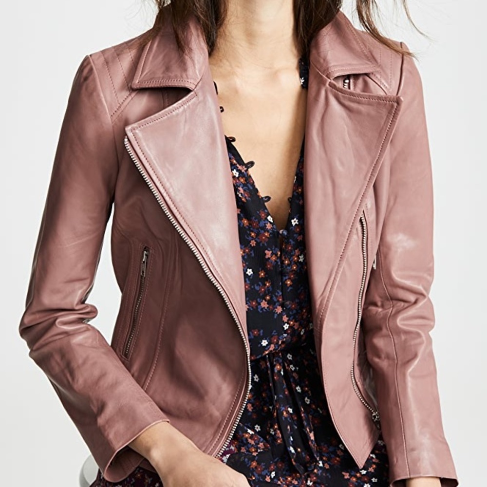 BB Dakota Wild Ride Washed Leather Jacket S